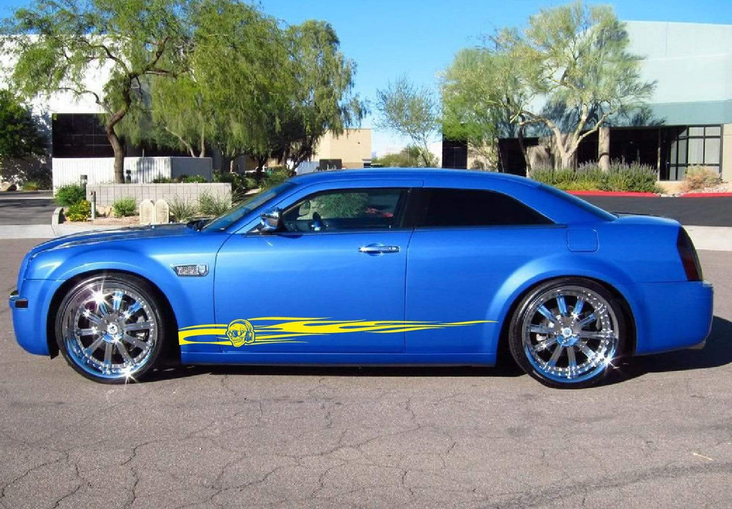 Flame Skull Graphics for Chrysler 300 300S | Chrysler 300 graphic kit