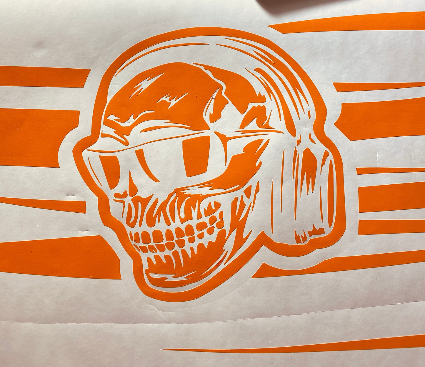 Vinyl Graphics Flame Skull Graphics for Chrysler 300 300S | Chrysler 300 graphic kit