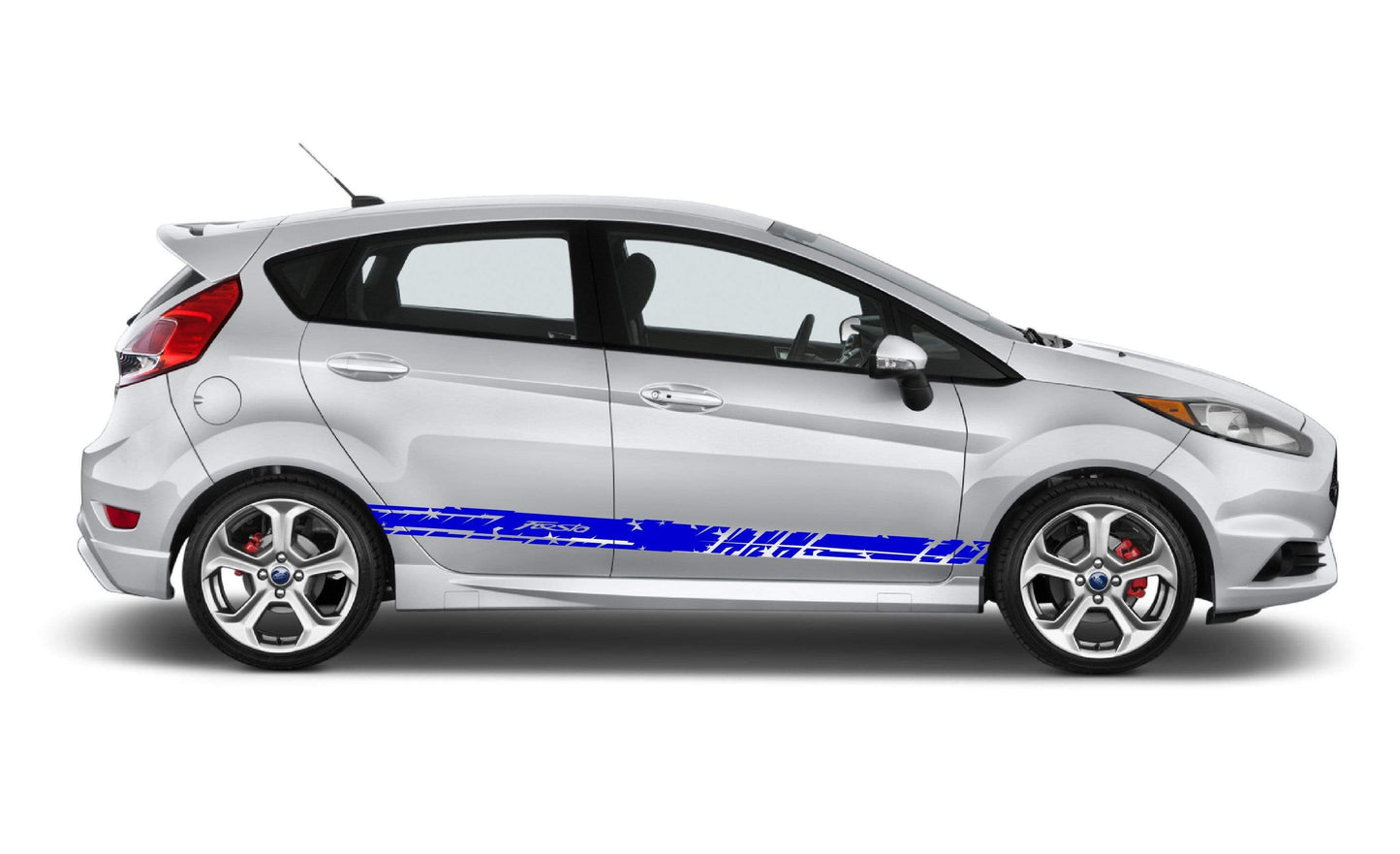 Premium Vinyl Stickers Compatible with Ford Fiesta Sticker Street Auto Unique Line Design