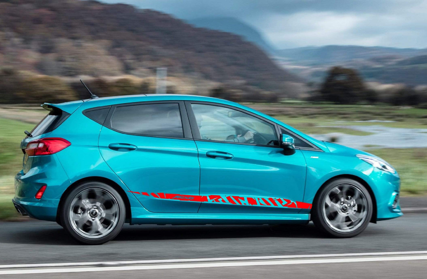 New Premium Vinyl Stickers Compatible with Ford Fiesta Stylish Exclusive Car