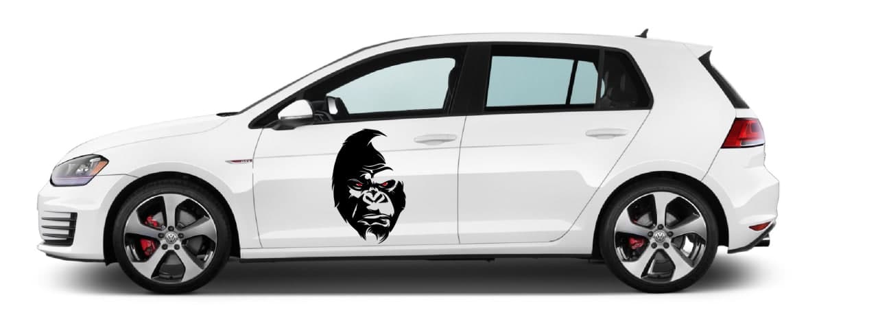 Vinyl Graphics Gorilla graphic universal sticker decal Kit for Car Any Vehicle | UNIVERSAL STICKERS