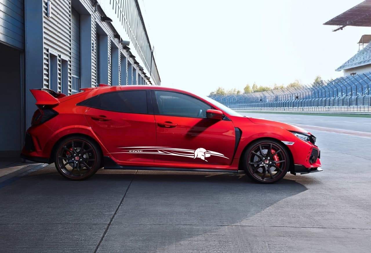 Vinyl Graphics Graphic Line Stickers Compatible With Honda Civic, All Models Size