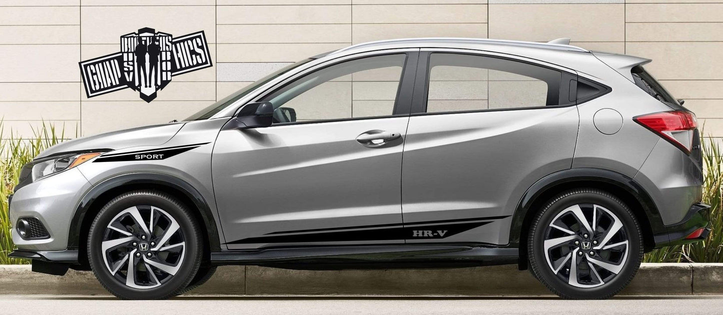 Graphics Racing Line Sticker Car Side Vinyl Stripe Fit Honda CR-V 2000-2019. - Brothers-Graphics