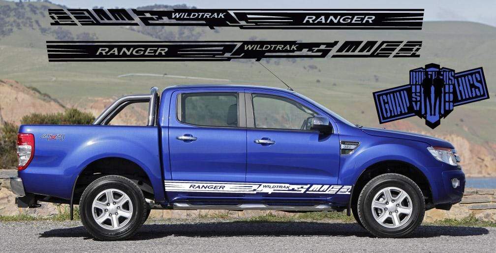 Premium Vinyl Compatible with Ford Ranger Unique line Design Decorative car decals Car Styling