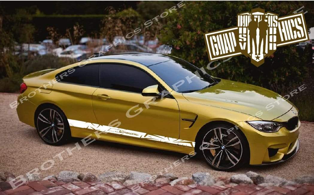 Graphics Racing Sticker Car Vinyl Stripes For BMW M4 - Brothers-Graphics