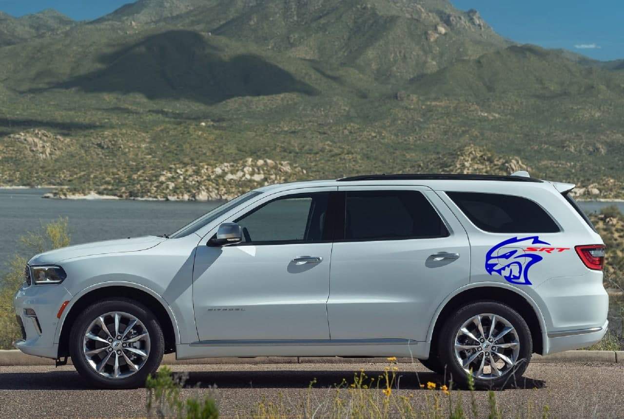 Vinyl Graphics Hel lcat Graphic Vinyl Stripes Compatible with Dodge Durango