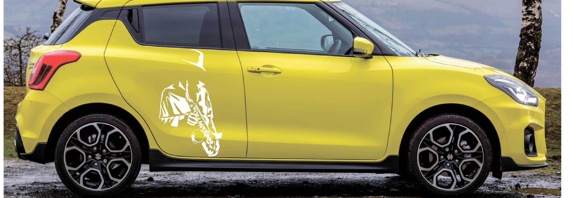 Vinyl Graphics Jazz symphonist graphic for car | UNIVERSAL STICKERS