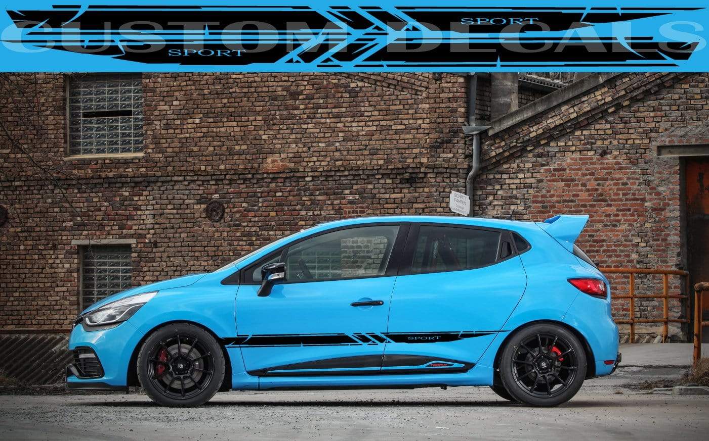 Line Graphic Gift renault stickers Racing Stripes for Renault Clio renault clio car stickers