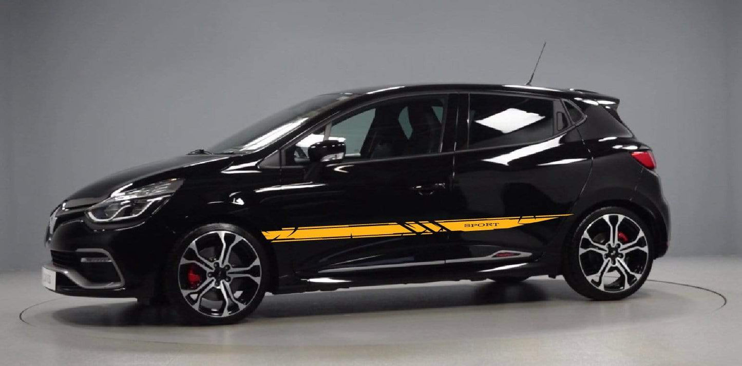 Line Graphic Gift renault stickers Racing Stripes for Renault Clio renault clio car stickers