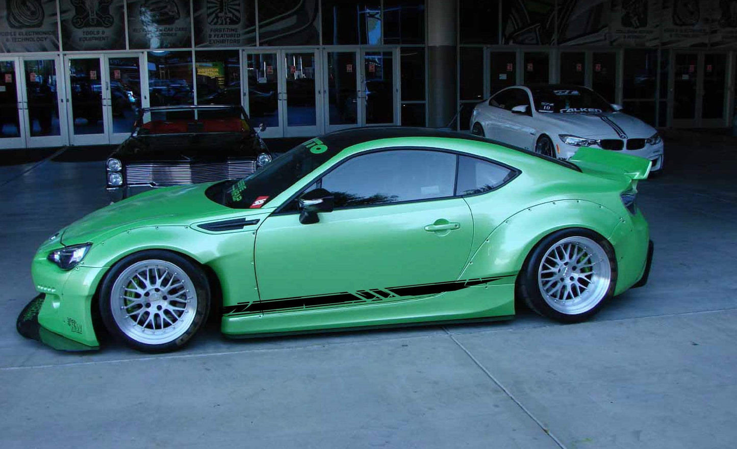 Premium Vinyl Stickers Compatible with Subaru BRZ Unique Line Design BFF