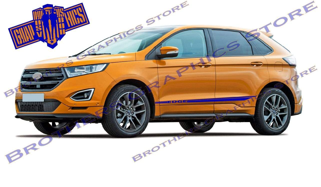 Premium Vinyl Stickers Compatible With Ford Edge Style Design New Design