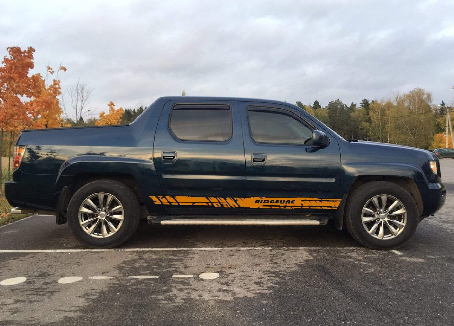 Stickers Compatible With Honda Ridgeline Line Unique Design Vinyl Decal