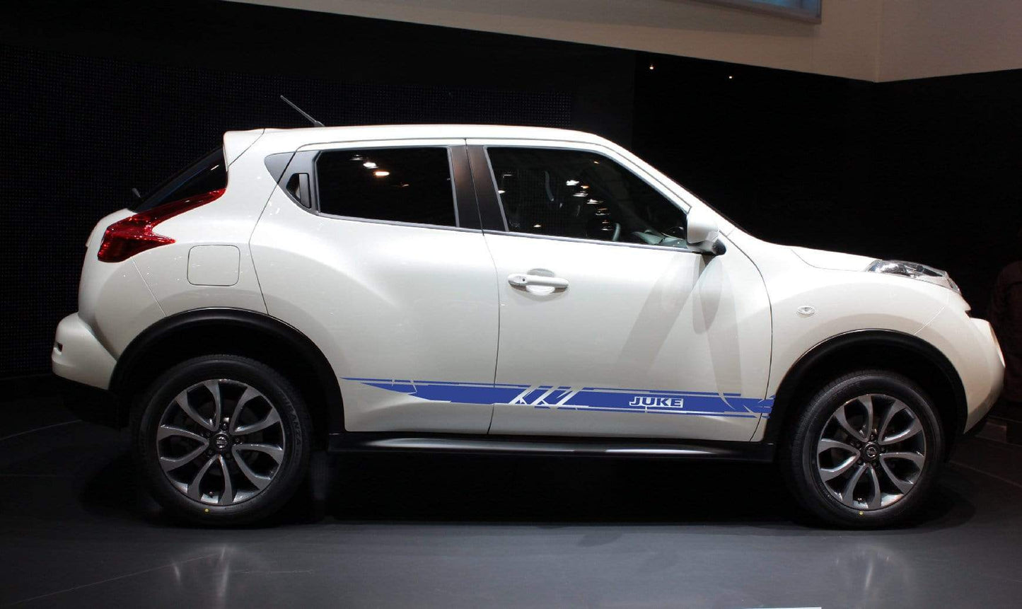 New Best Graphic Line Side Stickers For Nissan Juke Style Decals