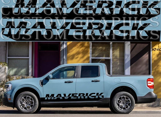 Vinyl Graphics Logo Design Stickers Decals Vinyl Graphics Compatible With Ford Maverick