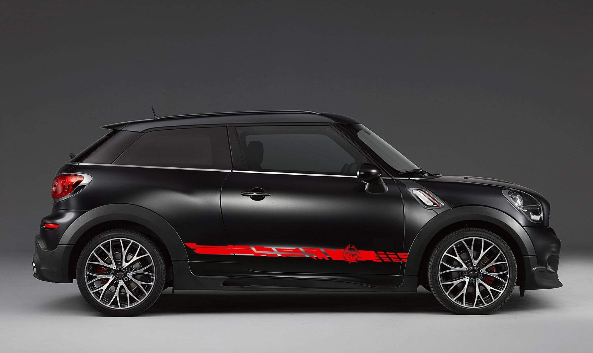 Premium Vinyl Stickers Compatible with Mini Cooper Stickers Dog Design | Clubman Stickers | Countryman Stickers