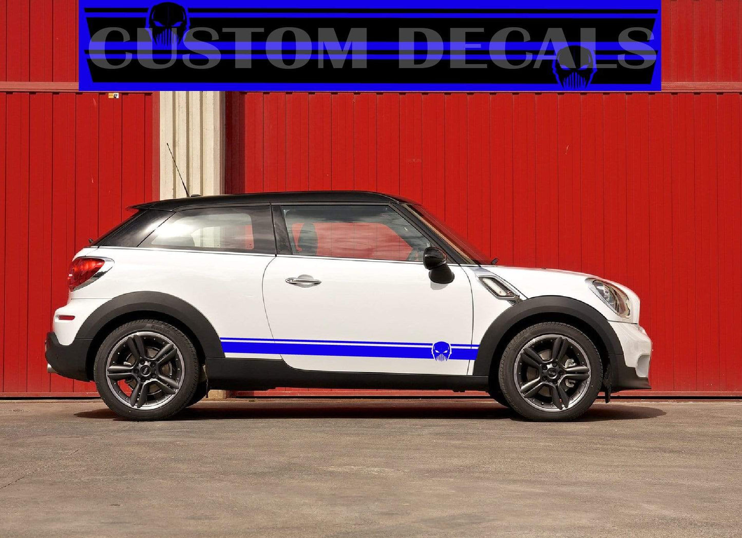 Premium Quality Vinyl Sticker fit Mini Cooper Man Line Design car Automotive decals Clubman, John Cooper, Countryman