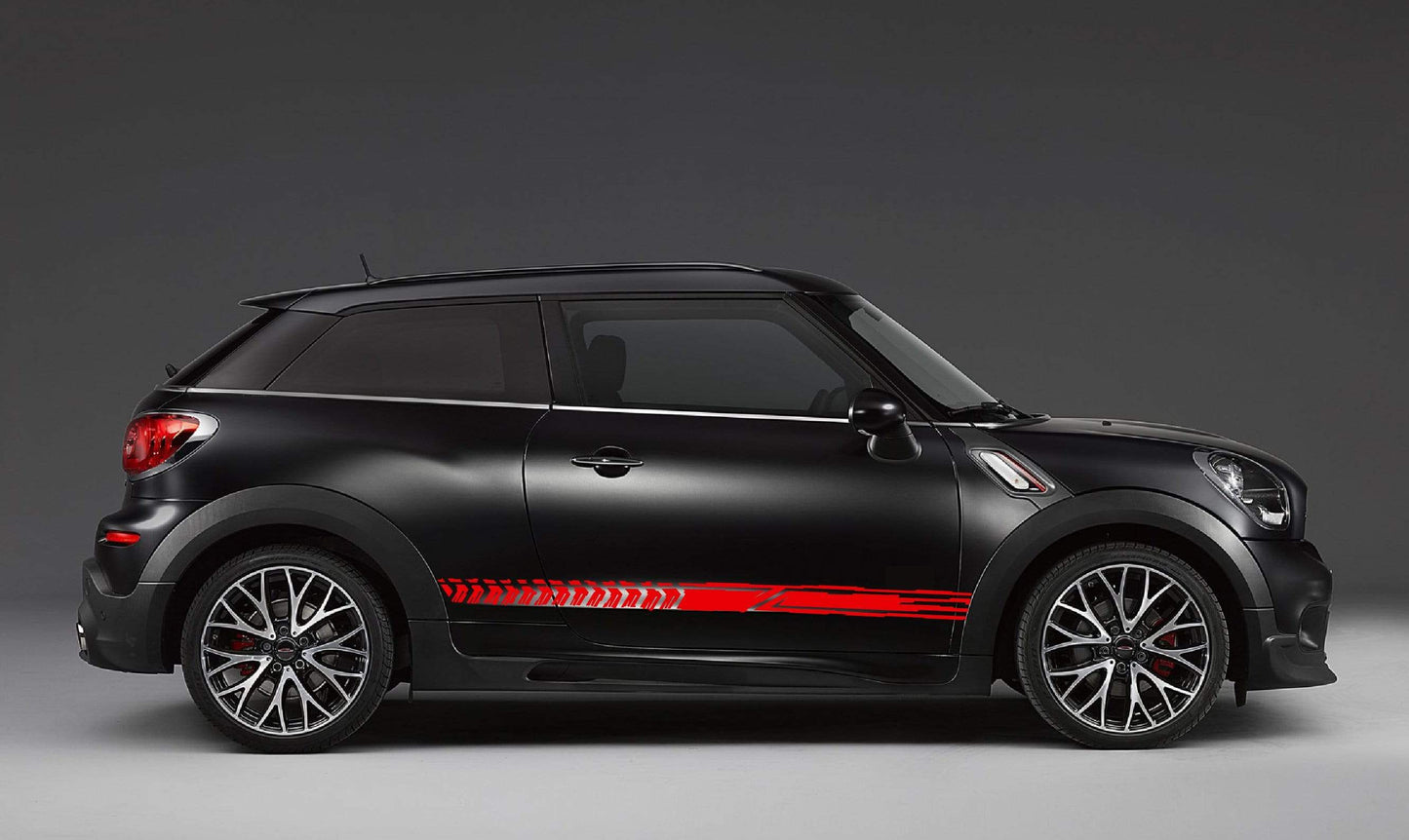 Premium Quality Vinyl Sticker fit Mini Cooper Vinyl car stickers Unique Design Vinyl Decal Stickers For Mini Cooper, Clubman, John Cooper, Countryman