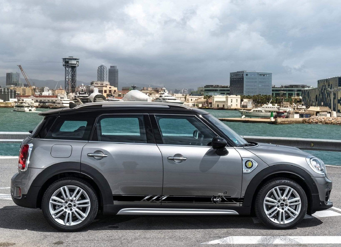 Premium Vinyl Stickers Compatible with Mini Cooper Racing Decals Wolf Graphic Clubman Stickers | Countryman Stickers