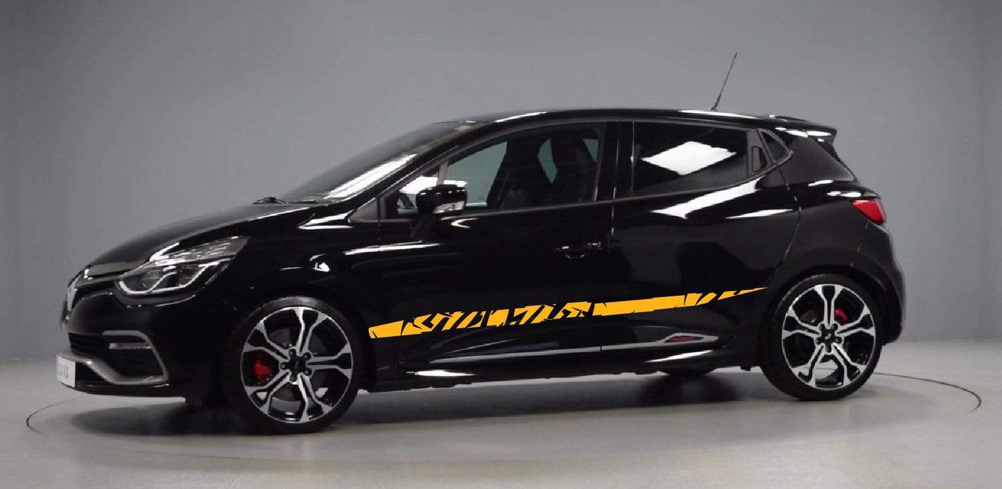 MODERN Line Graphic Gift renault stickers Racing Stripes for Renault Clio renault clio