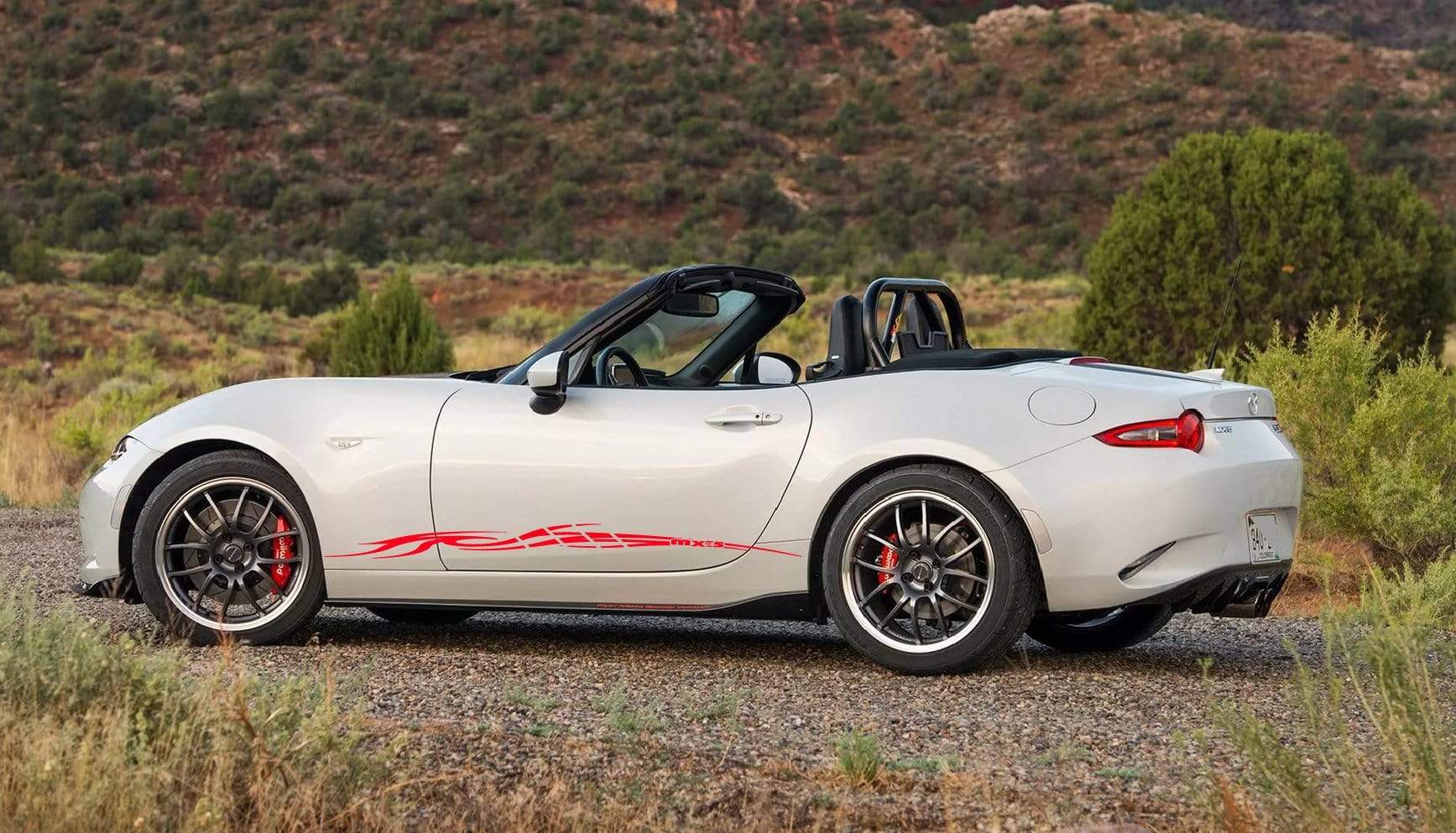 Premium Quality Stickers Compatible With Mazda MX-5 Miata Tribal Line Design