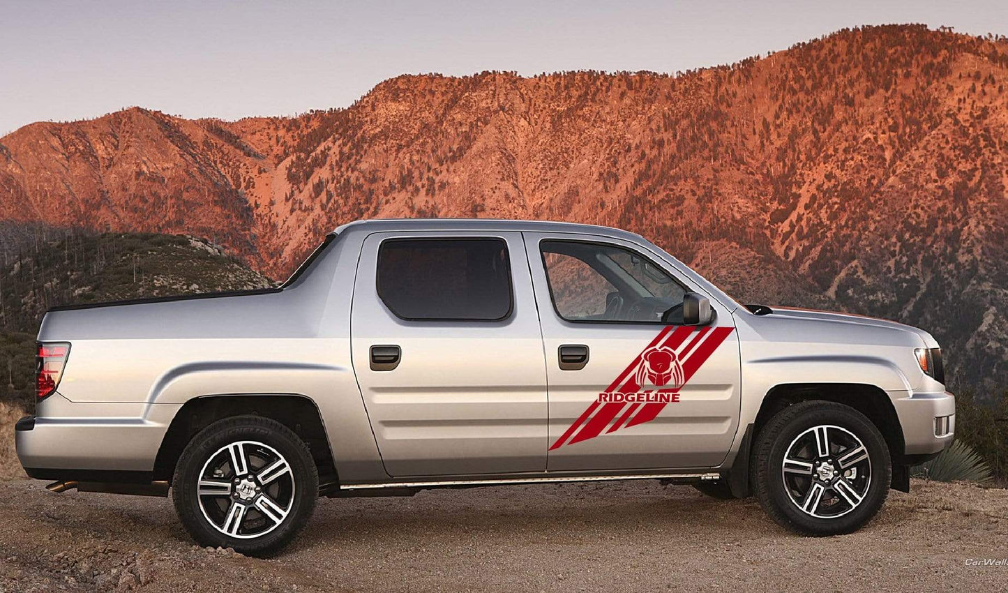 Vinyl Graphics New Alien line Graphics Vinyl Stickers Compatible With Honda Ridgeline
