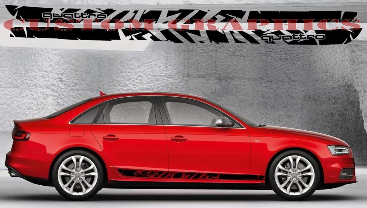 Vinyl Graphics NEW Best Unique Line Design Graphic for Audi S4 A4
