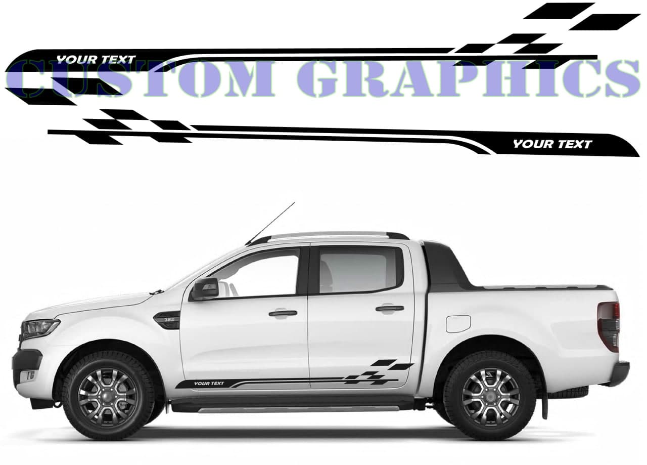 Vinyl Graphics New Finish graphic universal sticker decal Kit for Car Any Vehicle | UNIVERSAL STICKERS