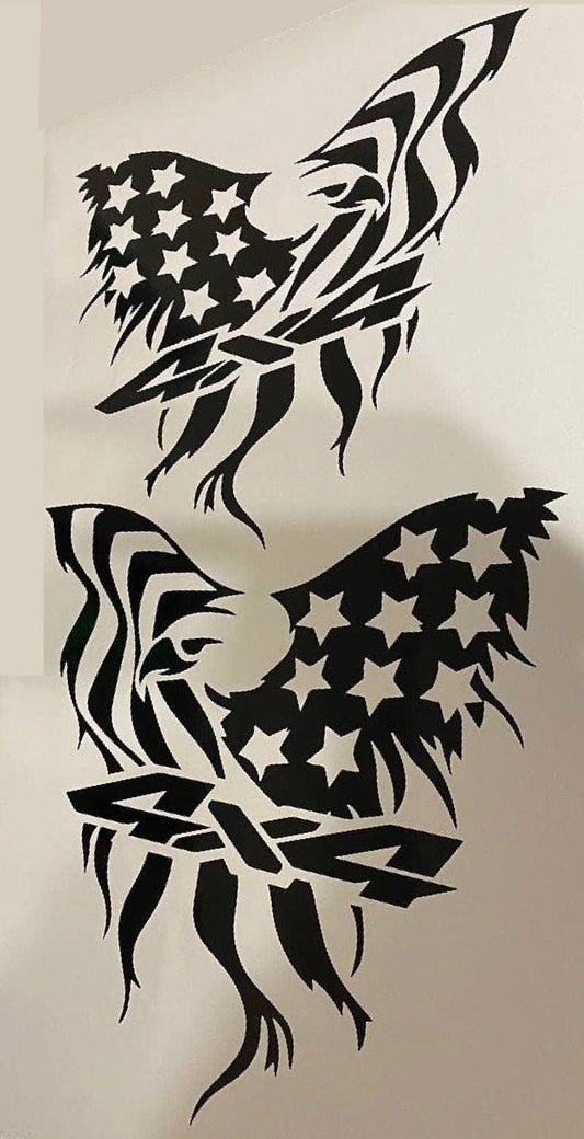 Vinyl Graphics New Flag baterfly Design Stickers Waves Compatible With Ford Maverick