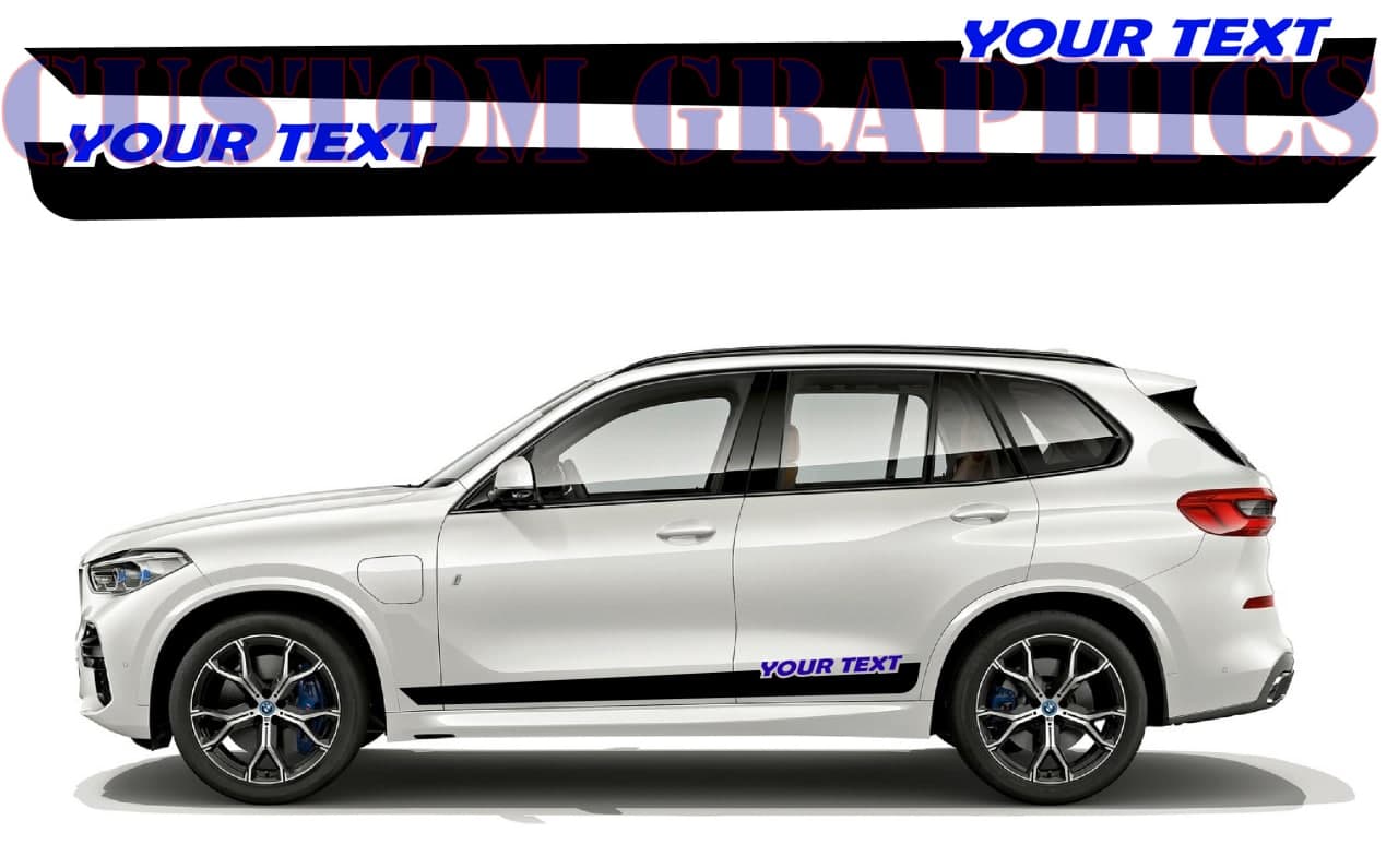 Vinyl Graphics NEw Line Design universal sticker decal for Car Any Vehicle | UNIVERSAL STICKERS