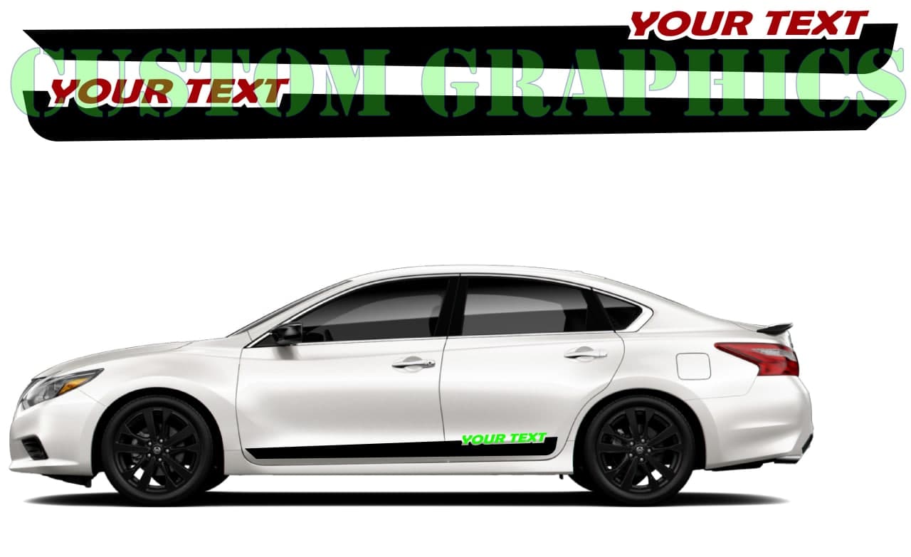 Vinyl Graphics NEw Line Design universal sticker decal for Car Any Vehicle | UNIVERSAL STICKERS