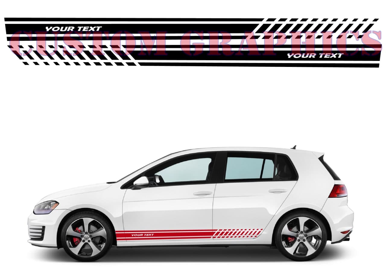 Vinyl Graphics NEW  Line graphic universal sticker decal Kit for Car Any Vehicle | UNIVERSAL STICKERS