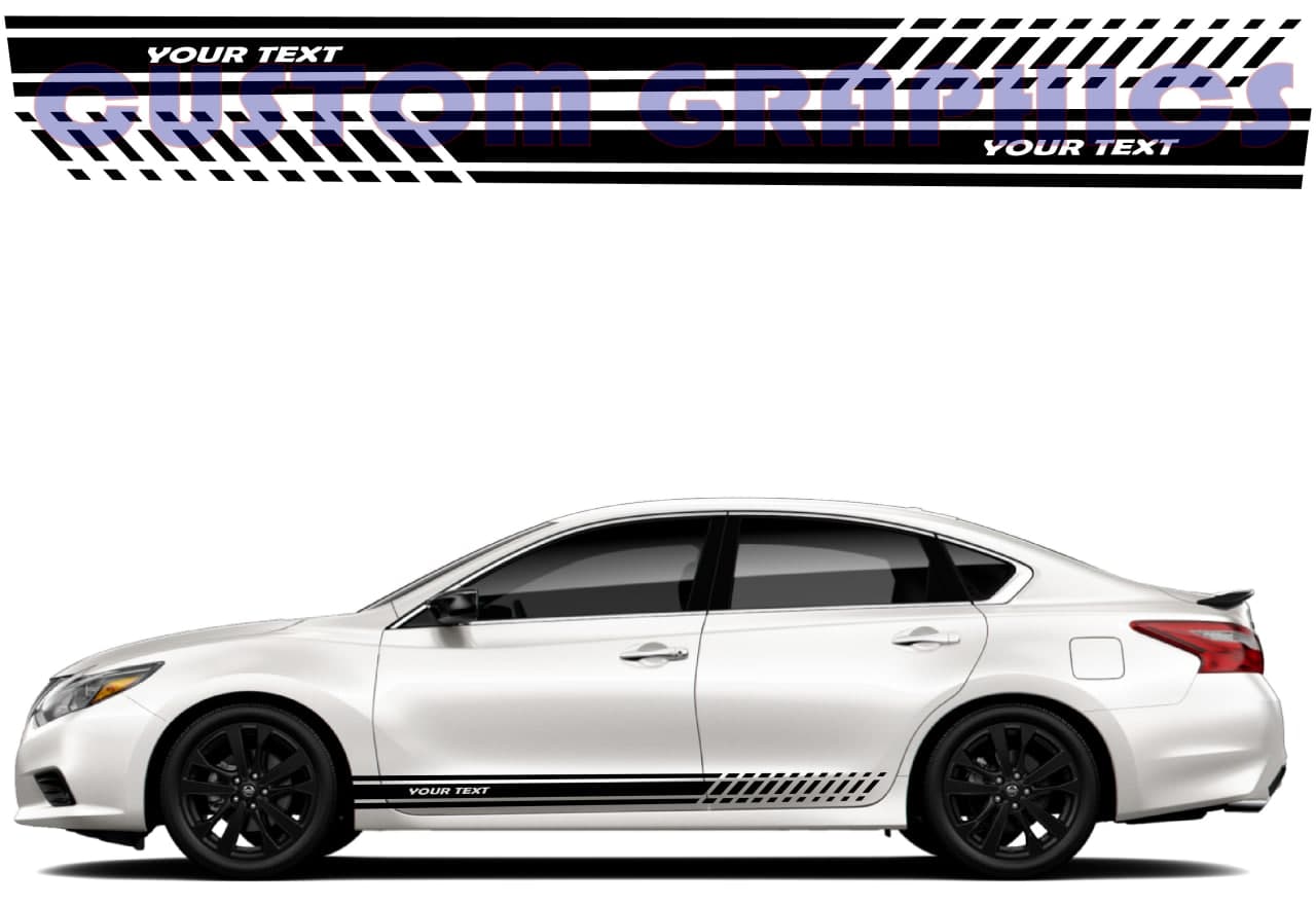 Vinyl Graphics NEW  Line graphic universal sticker decal Kit for Car Any Vehicle | UNIVERSAL STICKERS