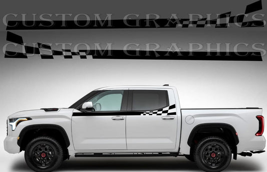 Vinyl Graphics New Unique Up Design Vinyl Stripes Compatible With Toyota Tundra 2002-2022