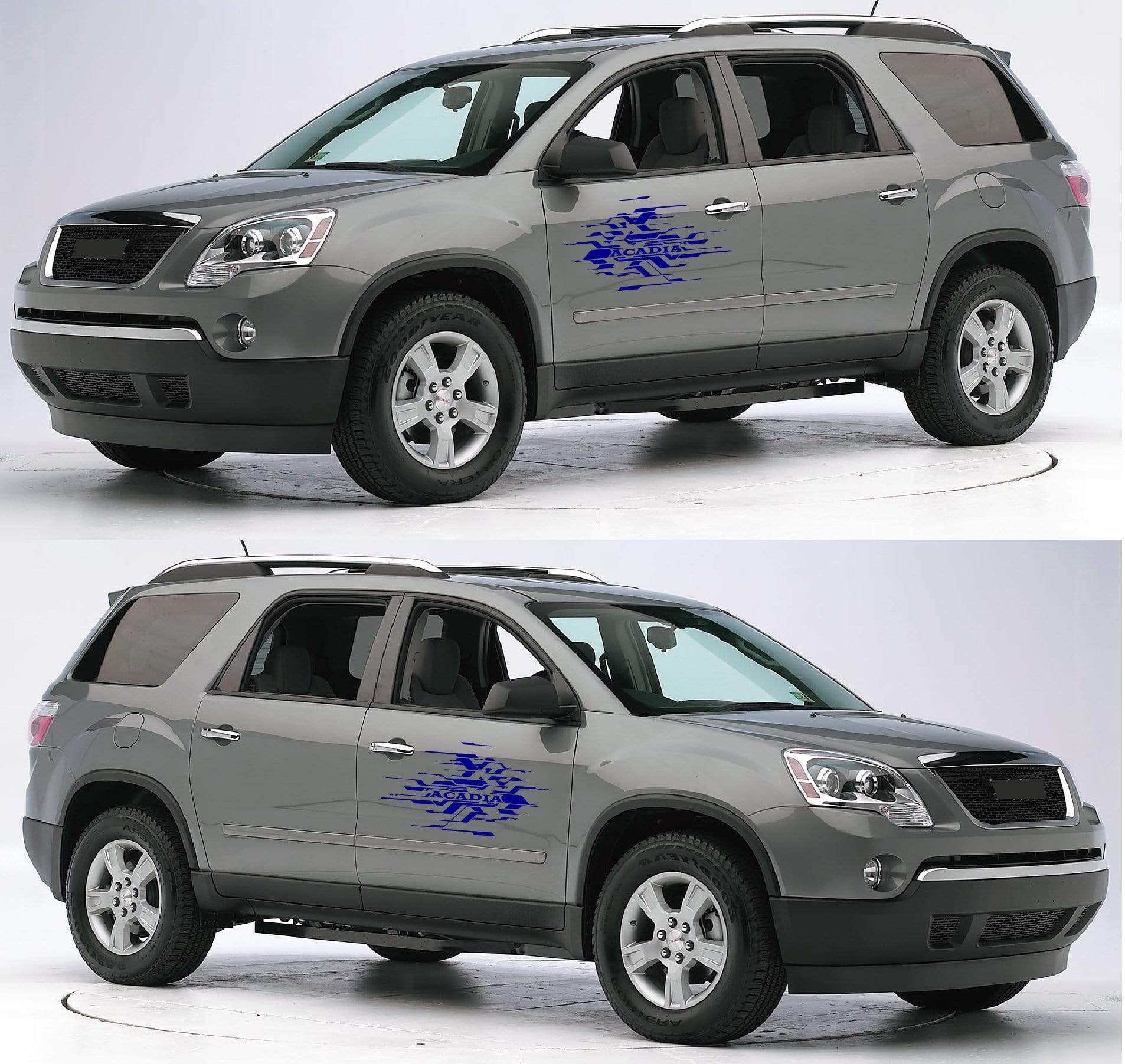 Pair Decal Sticker Vinyl Racing Stripes for GMC Acadia - Brothers-Graphics