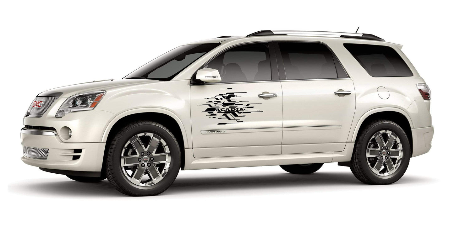 Pair Decal Sticker Vinyl Racing Stripes for GMC Acadia - Brothers-Graphics