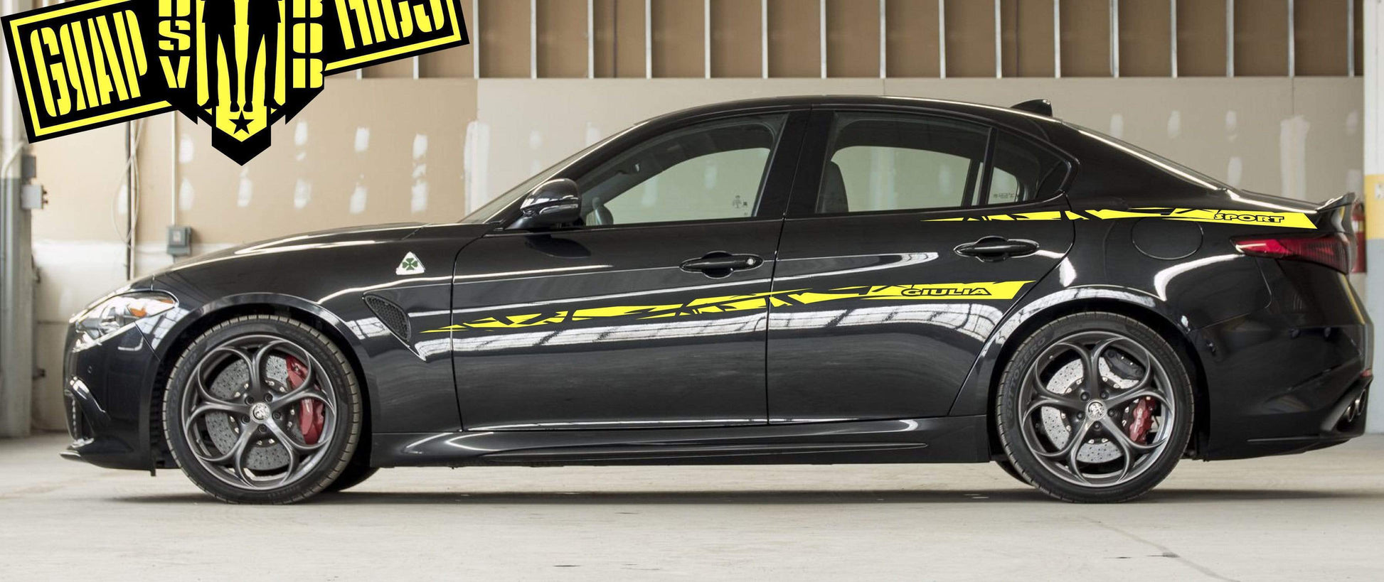 Pair Stripes for Alfa Romeo Giulia - Brothers-Graphics