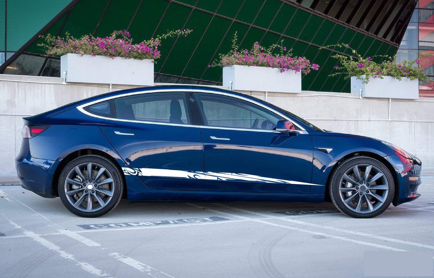 Premium Stickers Compatible with Tesla 3 | Tesla X Stickers | Tesla Y Stickers Tesla S