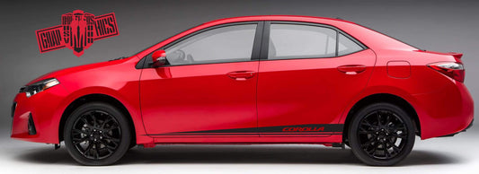 Racing Graphics Sticker Car Vinyl Stripes For Toyota Corolla 2000-2021 - Brothers-Graphics