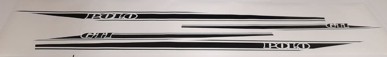 Vinyl Graphics Racing Stripes Decal Car Stickers For VW Polo 1994-2021