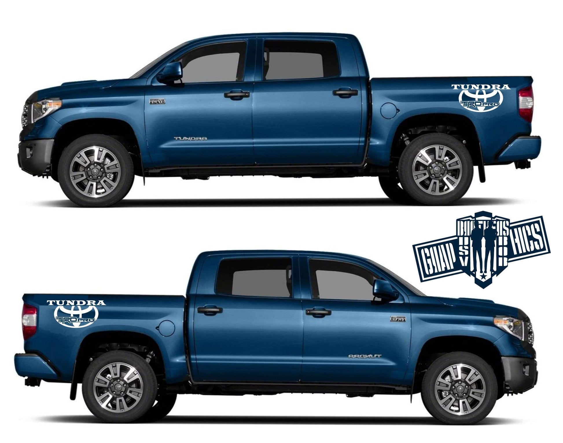 Premium Stickers Compatible with Toyota Tundra Decorative car decals Car window stickers Exclusive car decals