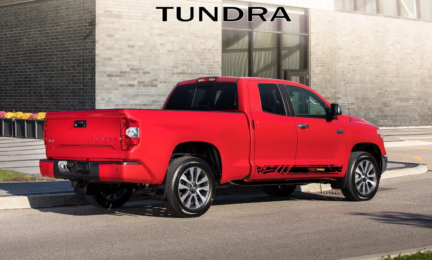 New Stripes Decal for Hood – Easy Install Vinyl Car Graphics TOYOTA TUNDRA TRD