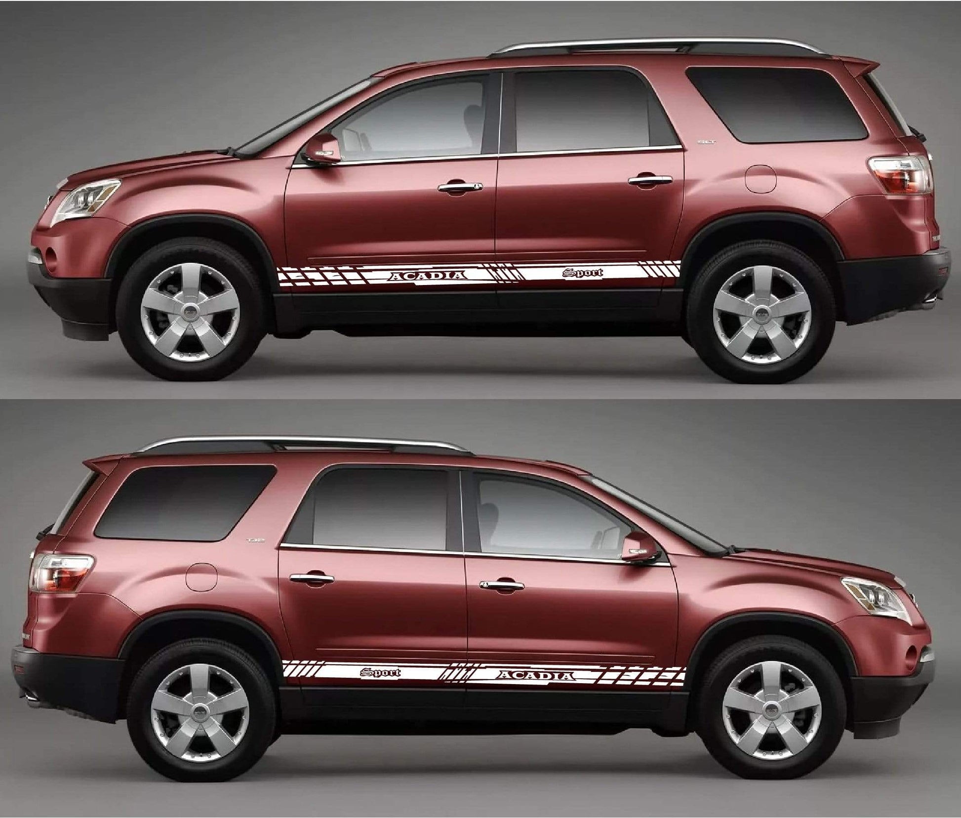 Racing Stripes Graphic Decal Car Vinyl Stripes For GMC Acadia - Brothers-Graphics