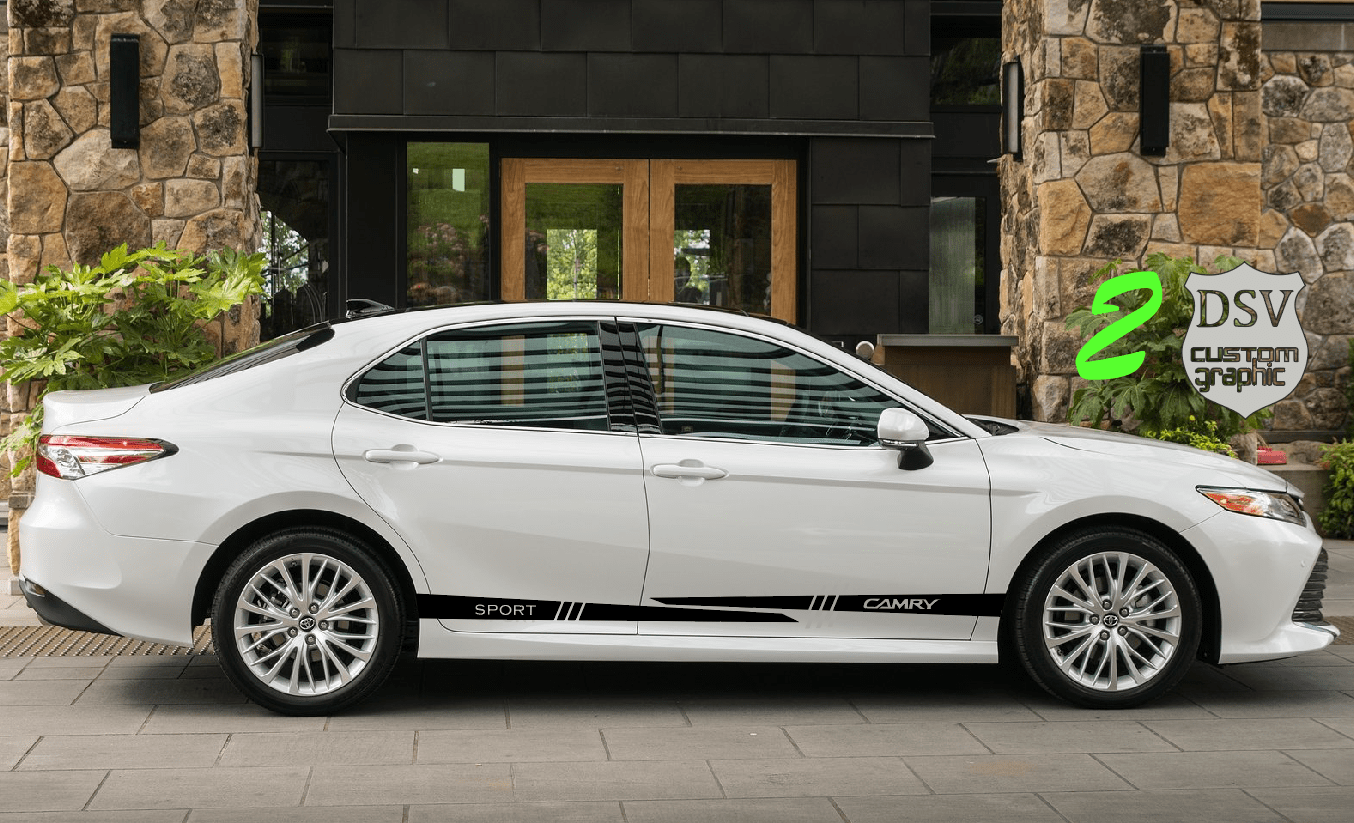 Racing Stripes Line Sticker Vinyl Decal For Toyota Camry - Brothers-Graphics