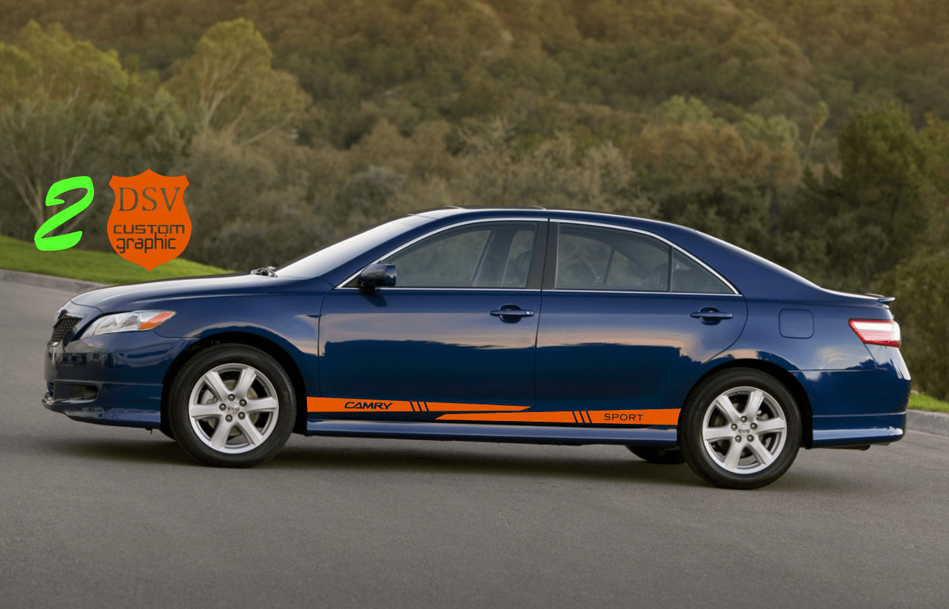 Racing Stripes Line Sticker Vinyl Decal For Toyota Camry - Brothers-Graphics