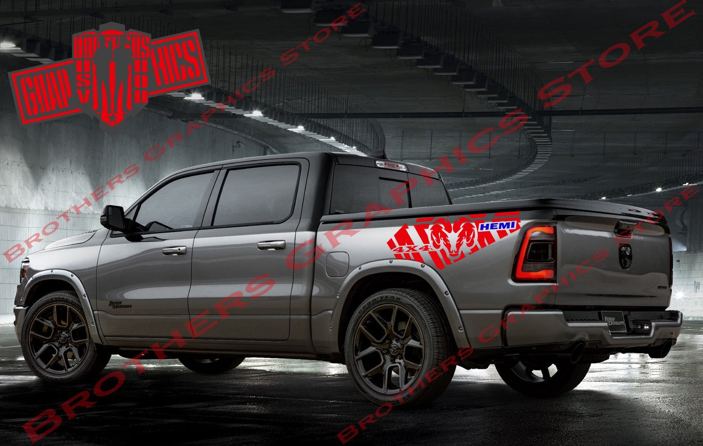 Autocollants Ram 1500 | Autocollants Dodge Ram pour camions | Autocollants Dodge pour Dodge Ram