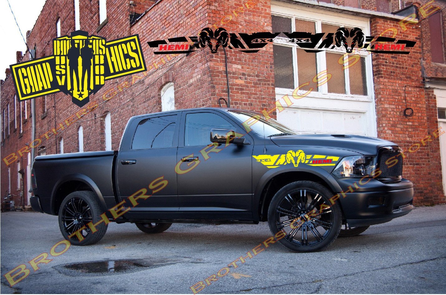 Dodge Hemi decals | Dodge Ram 2500 decals | Dodge stickers For Dodge Ram