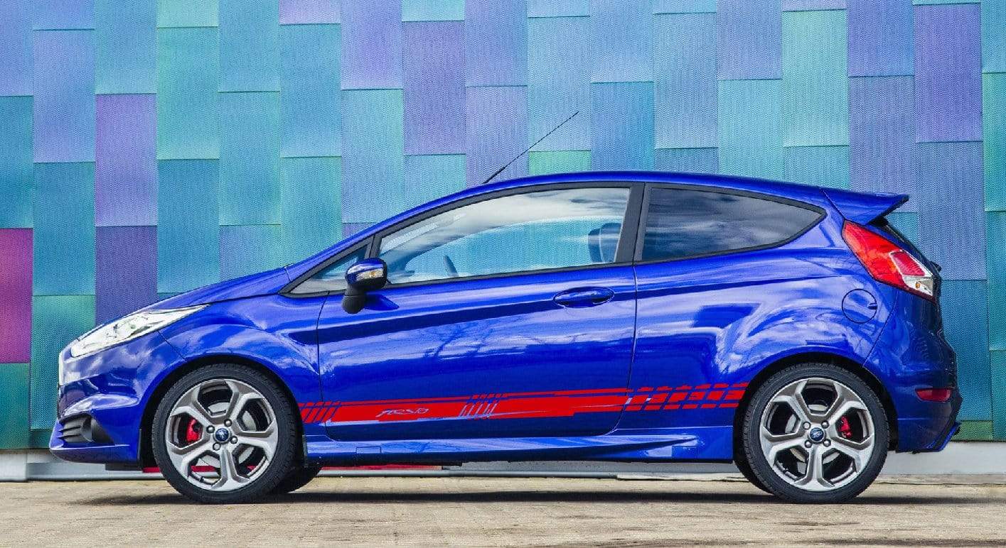 Premium Vinyl Stickers Compatible with Ford Fiesta Decorative car decals