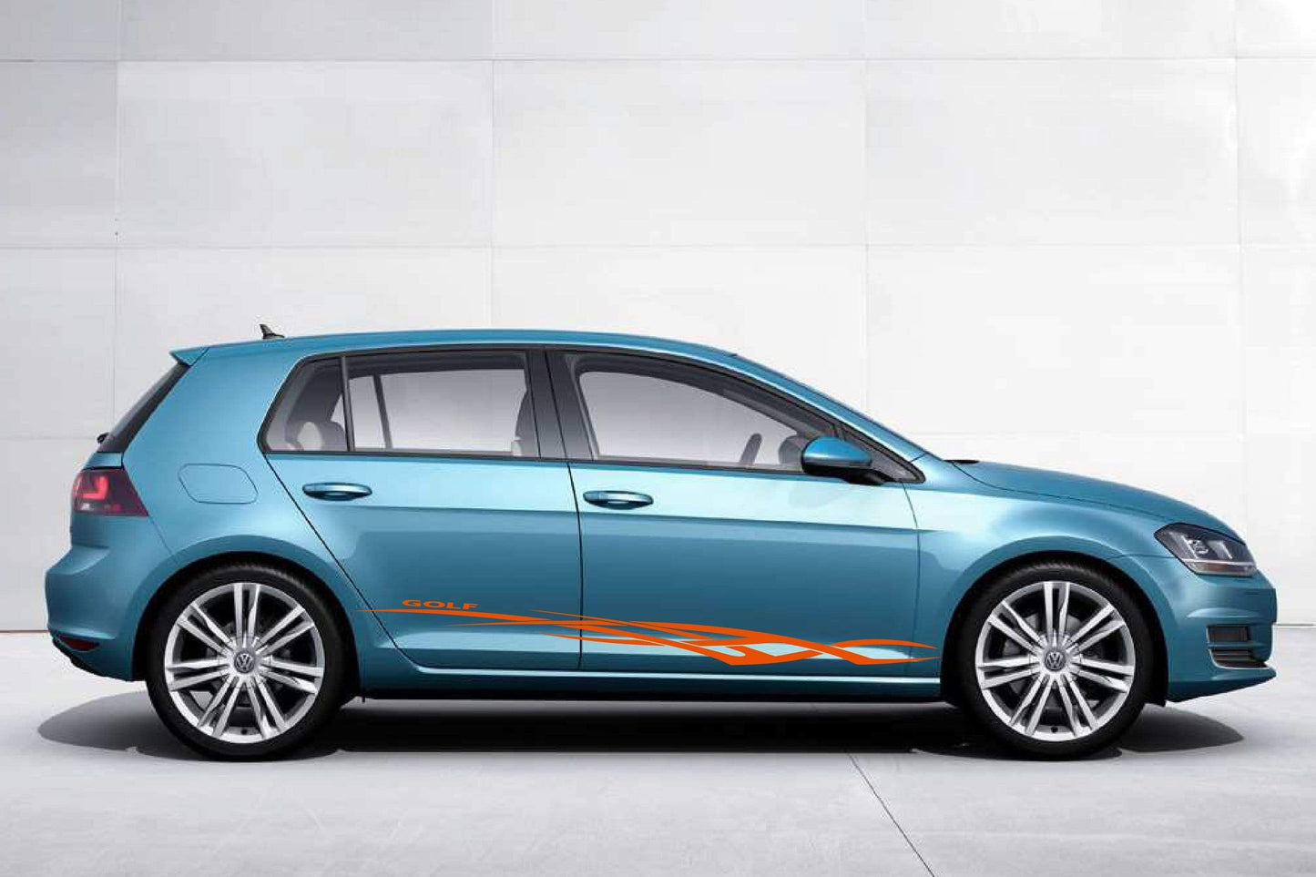 Rear Vinyl Decal Side Bed Sticker Graphics Kit For VW Golf