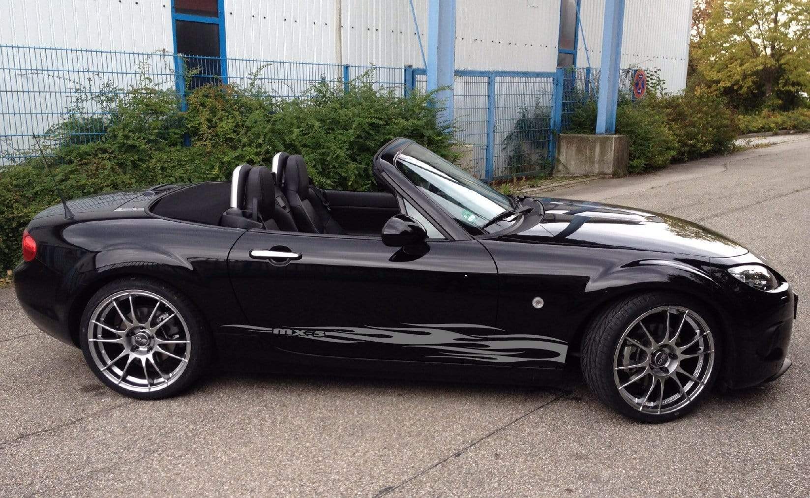 Premium Quality Stickers Compatible With Mazda MX-5 Miata Flame Design Easy Application