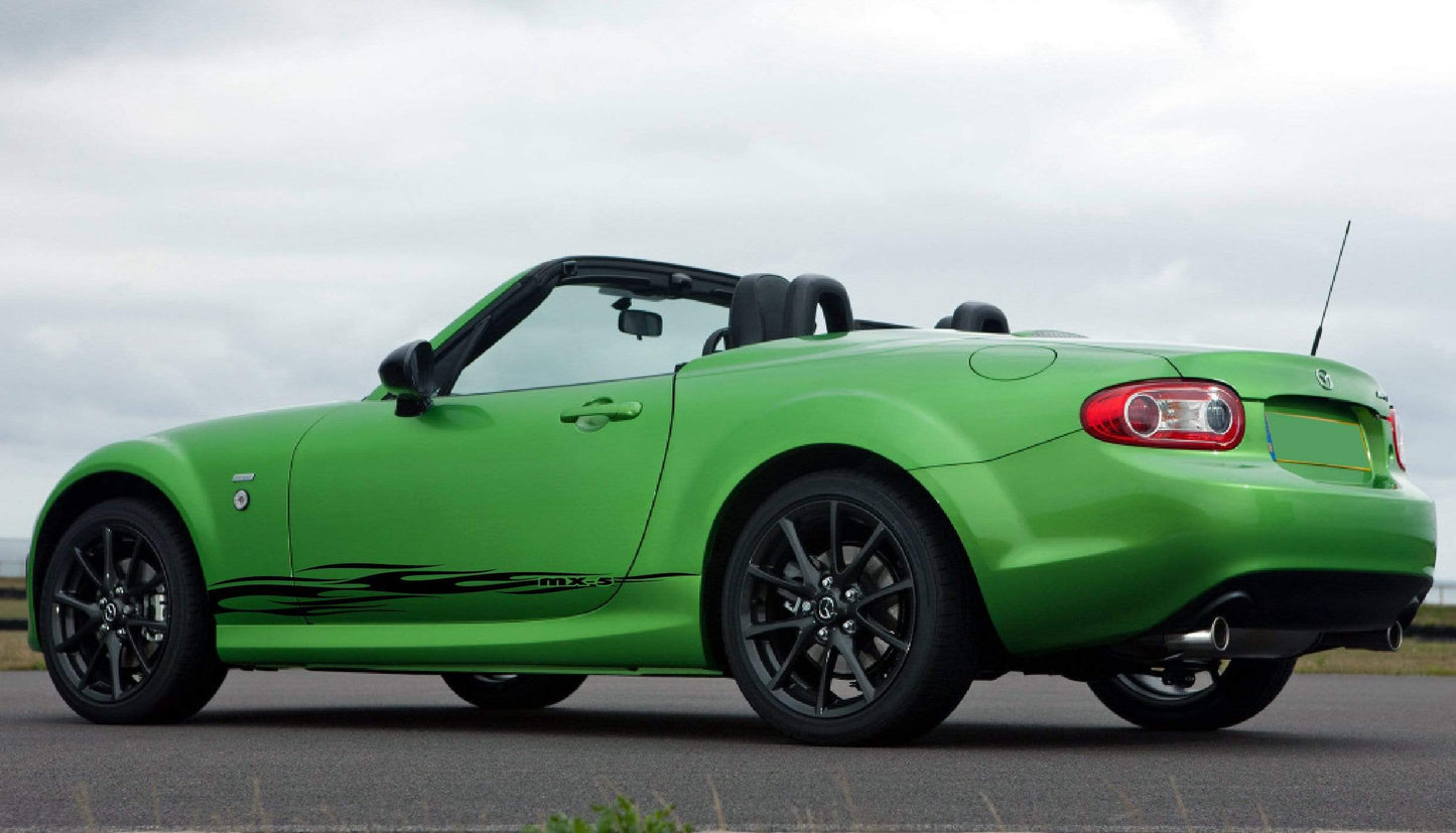 Premium Quality Stickers Compatible With Mazda MX-5 Miata Flame Design Easy Application